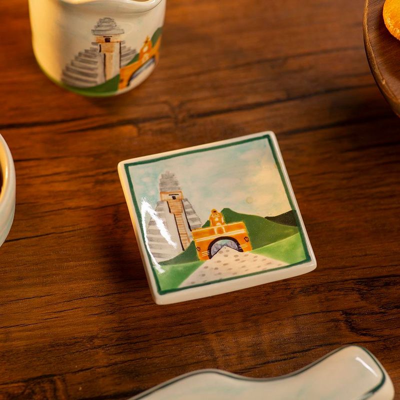 Azafate Cuadrado de Cerámica