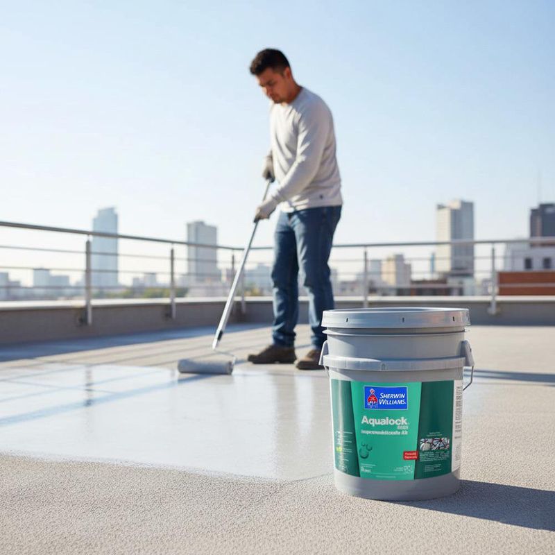 Impermeabilizante Aqualock 6000 5 Gal Gris