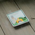 Azafate Cuadrado de Cerámica