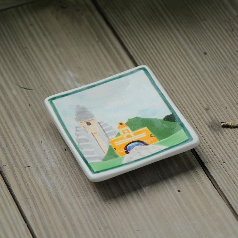 Azafate Cuadrado de Cerámica