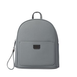 Mochila Práctica y Compacta Gris Smooth