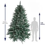 Árbol de Navidad Nevado Virginia 2.28 Metros