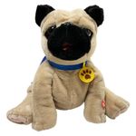 Mochila de Peluche Perro Pug con Arnés