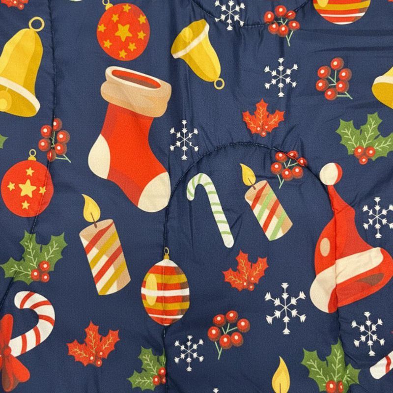 Set de Cubrecama King Pinsonic Festivo Diseño Navideño