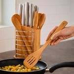 Block 14 Piezas Cuchillos y Utensilios Acero Inoxidable