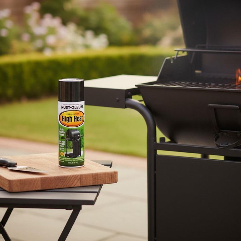 Pintura en Aerosol High Heat Negro para Alta Temperatura