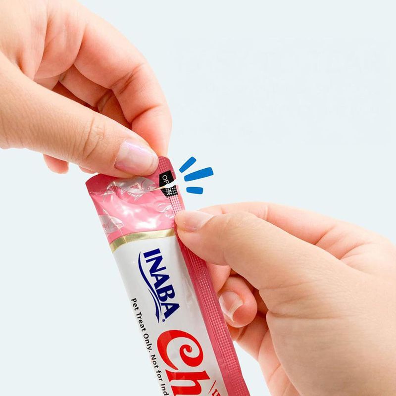 Snack para Gatos Churu Sabor Salmón 4 Tubos