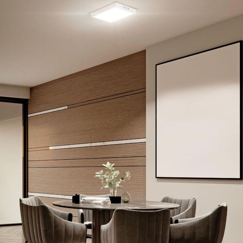 Panel LED de 18W Cuadrado de Sobreponer Luz Fría 21 Cm