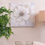 Cuadro Decorativo Margarita Blanca Texturizada