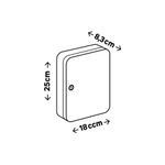 Caja para Llaves con 44 Ganchos