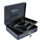 Caja de Dinero Metálica con Charola 30 Cm