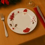 Plato Decorativo Navideño Diseño en Relieve