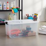 Caja Organizadora Extra Grande Transparente 116 L