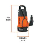 Bomba Sumergible para Agua Sucia 1 HP