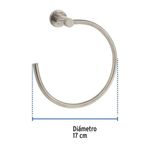 Toallero de Argolla Satinado Element -  Foset