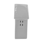 Casa Decorativa Blanca de Cerámica con Luz