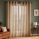 Cortina Color Café Diseño Corrugado