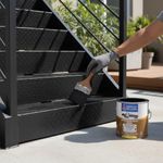 Pintura Anticorrosiva Negro Mate Base 4000