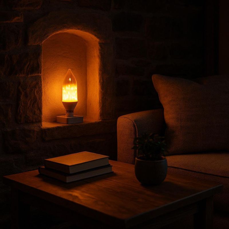 Bombillo Flama Led E27 5W