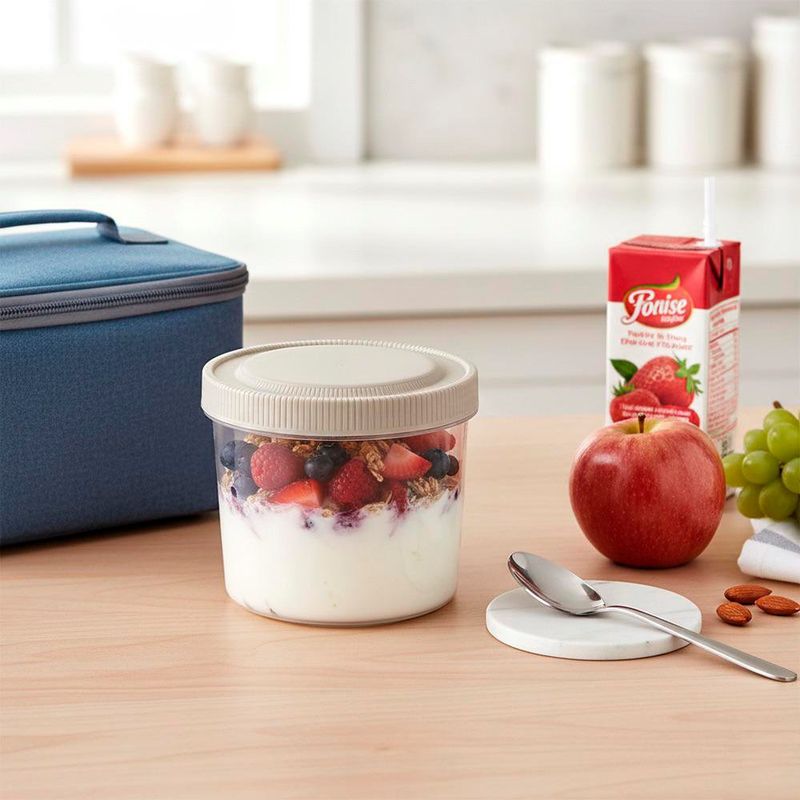 Recipiente Redondo Marfil 1.3 Lt