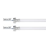 Manguera Flexible para Lavadora 3/4 Plg 120 cm de Vinilo