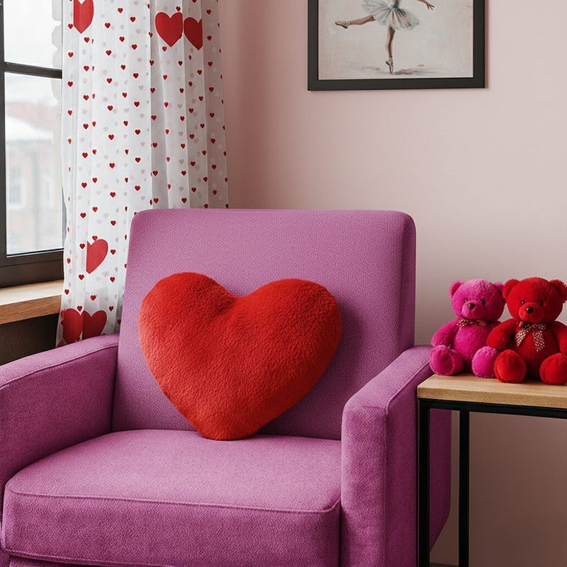 Cojín Diseño Corazón Colores Surtidos