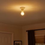 Plafonera Pequeña E27 Blanca