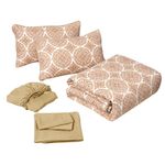 Set Cubre Sábanas 7 Pzs Queen Estampado Surtido