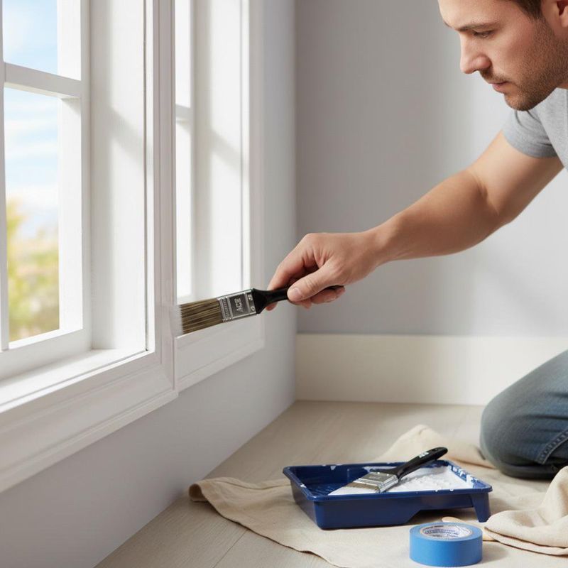 Brocha Plana de Filamentos Sintéticos para Uso General