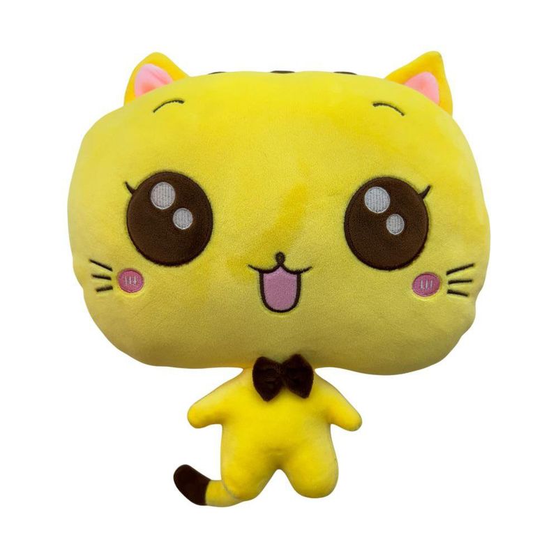 Cojín Gatito Amarillo Sonriente