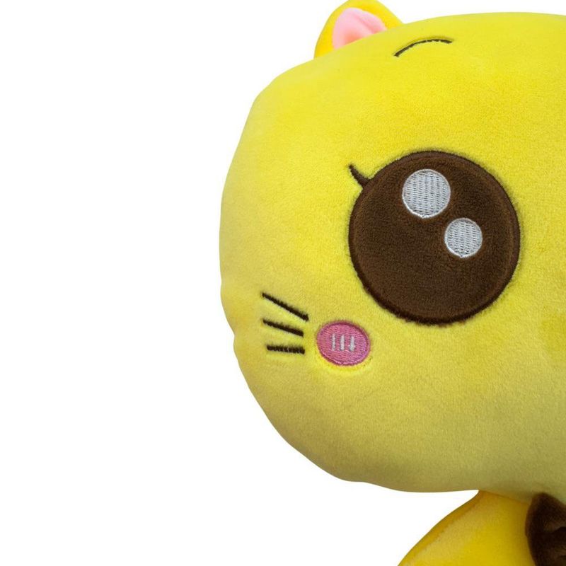 Cojín Gatito Amarillo Sonriente