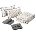 Set Cubre Sábanas 7 Pzs Queen Estampado Surtido