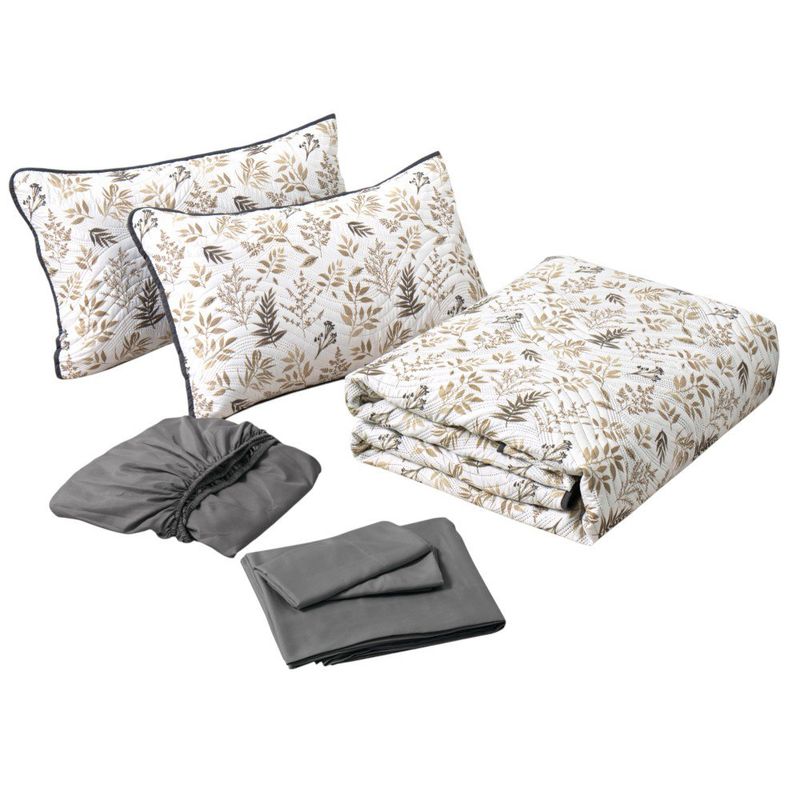 Set Cubre Sábanas 7 Pzs Queen Estampado Surtido