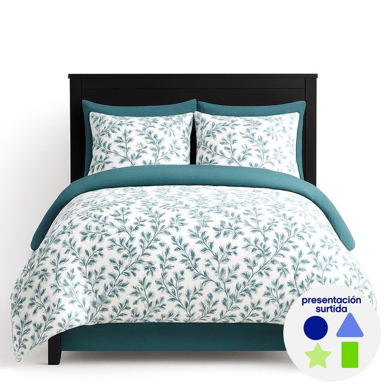 Set Cubre Sábanas 7 Pzs Queen Estampado Surtido