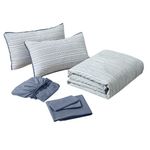 Set Cubre Sábanas 7 Pzs Queen Estampado Surtido