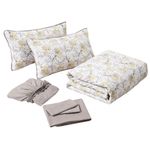 Set Cubre Sábanas 7 Pzs Queen Estampado Surtido