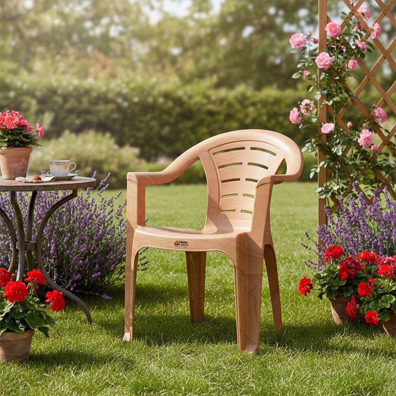 Silla con Brazo Respaldo Alto Bankok Sándalo