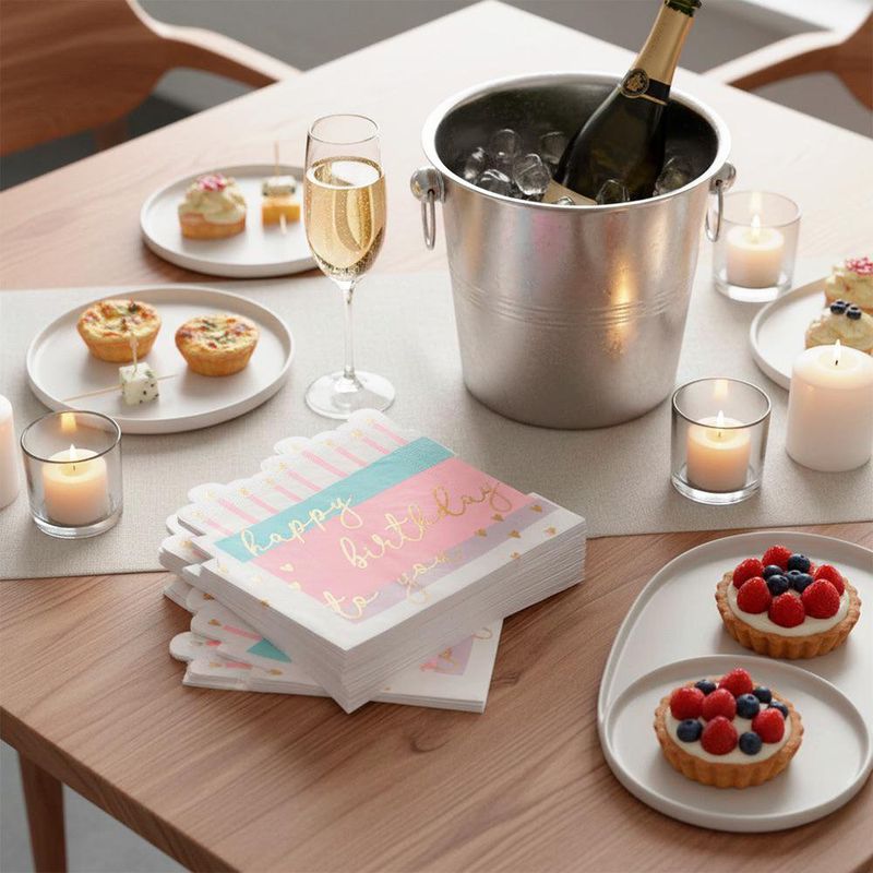 Set de Servilletas Happy Birthday