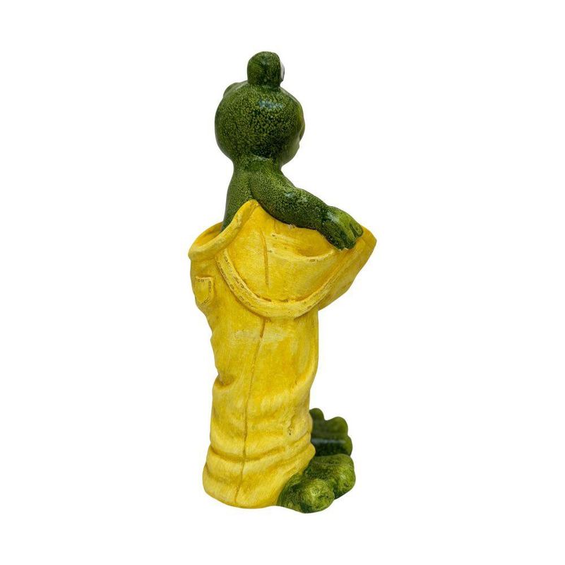 Figura Decorativa Rana con Pantalón Amarillo