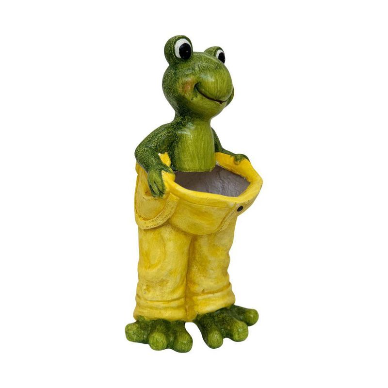 Figura Decorativa Rana con Pantalón Amarillo