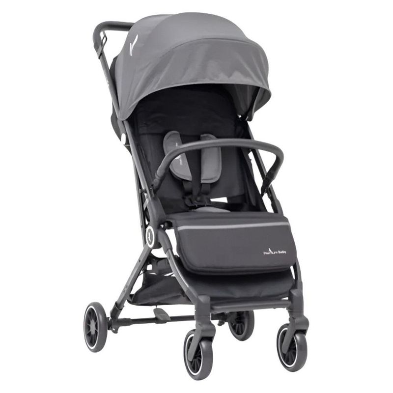 Carriola Tipo Bastón Lucca Gris y Negro