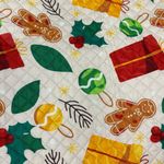 Set de Cubrecama Navideño King con Diseño de Galletas