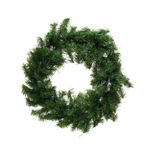 Corona Navideña Verde Clásica 25 cm