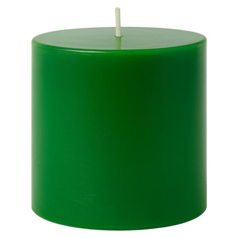 Vela Cilíndrica Verde con Aroma