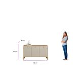 Bufetera Brisa con Puertas y Repisas Internas