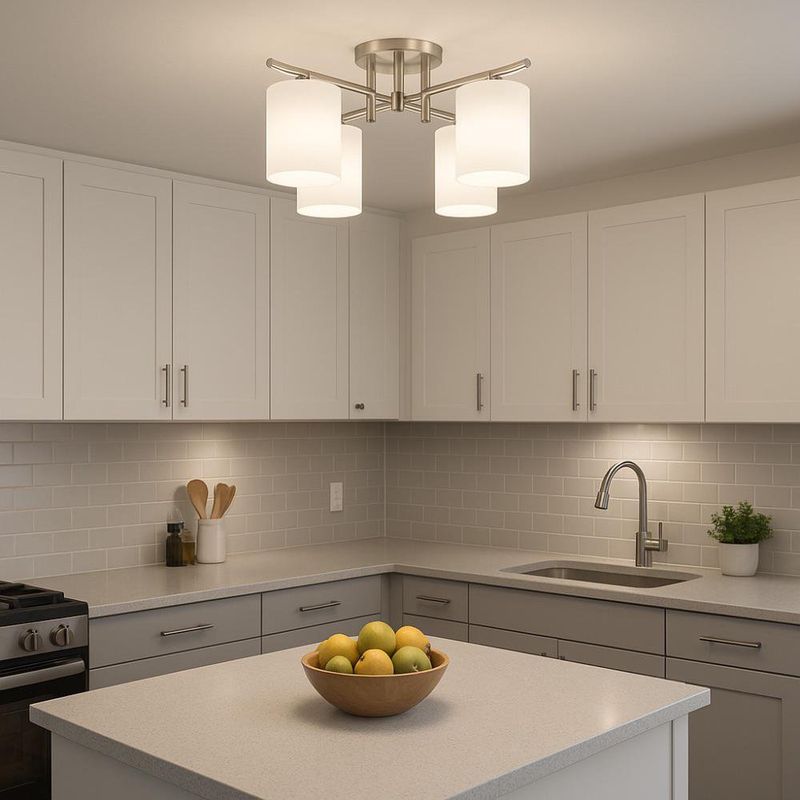 Lámpara de Techo de 4 Luces E27