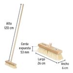 Cepillo para Impermeabilizar de 48 plg