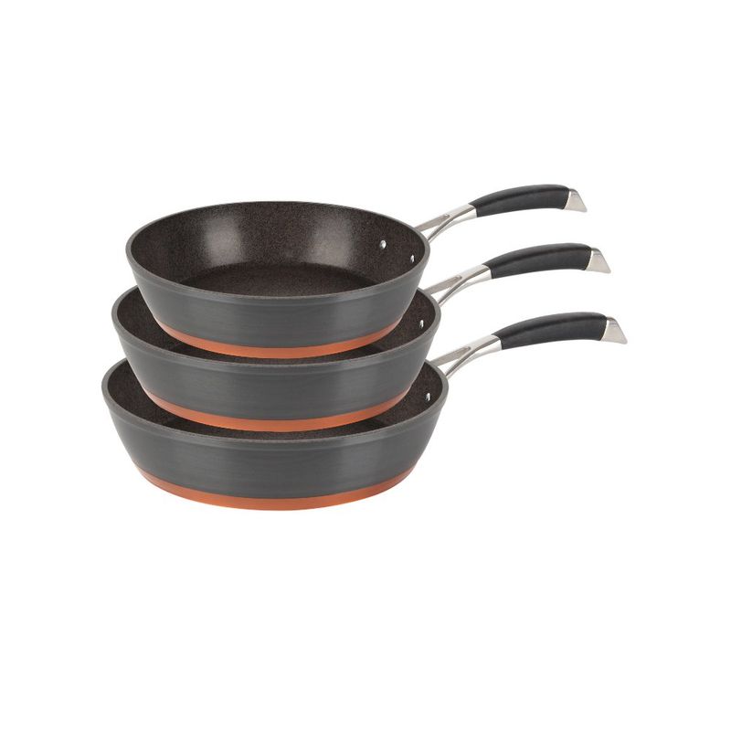 Set de Sartenes Antiadherentes Negros 3 Piezas