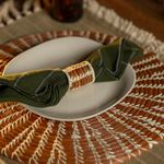 Set de 2 anillos Tubulares de Pino para Servilletas