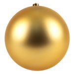 Esfera Navideña Clásica Dorada Mate